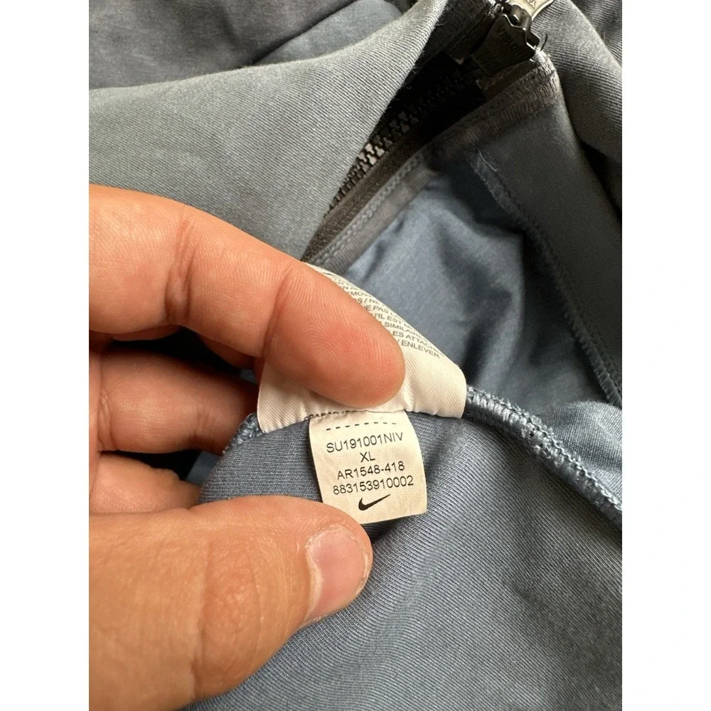 Mens Nike Tech Knit Windrunner Blue Full Zip Hooded 2019, Size XL